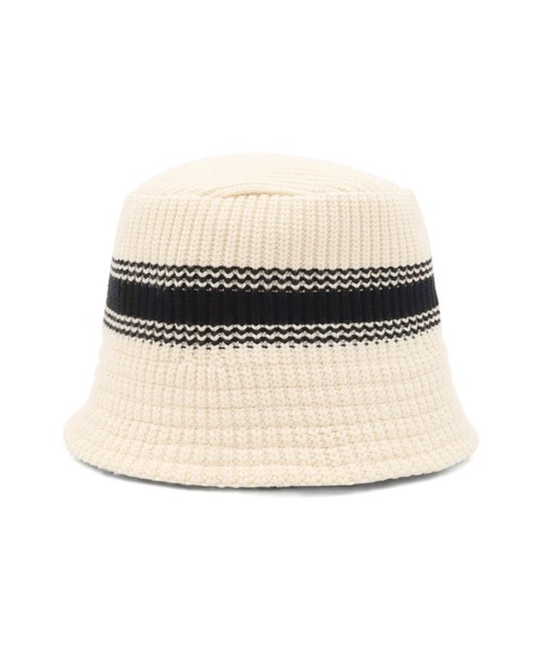 NEW ERA(ニューエラ)の「ニューエラ ニットバケットハット バケハ(ハット・メンズ・ブラック/ホワイト・M/L)」の9枚目の写真
