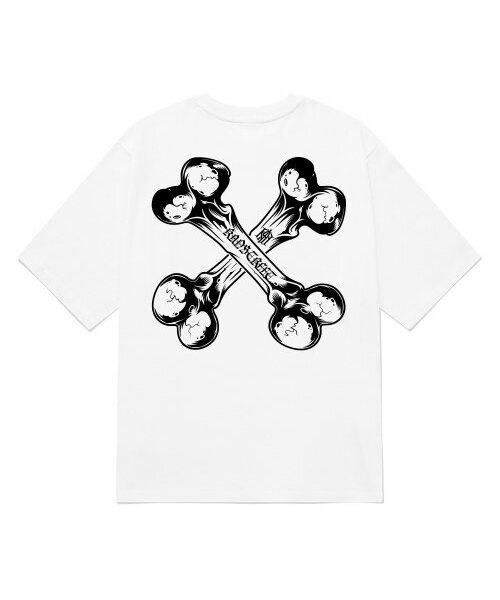 KAN6312(カン6312)の「KGTW0207 エックススカル 20番手 半袖Tシャツ ホワイト(Tシャツ/カットソー・メンズ・その他・LARGE/MEDIUM/X-LARGE)」の1枚目の写真