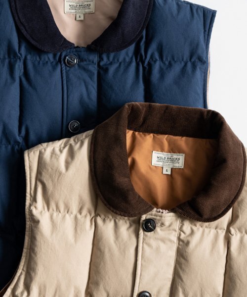 WILD BRICKS(ワイルドブリックス)の「RP PUFFER VEST (beige)(ダウンベスト・メンズ・その他・MEDIUM/LARGE/X-LARGE)」の9枚目の写真
