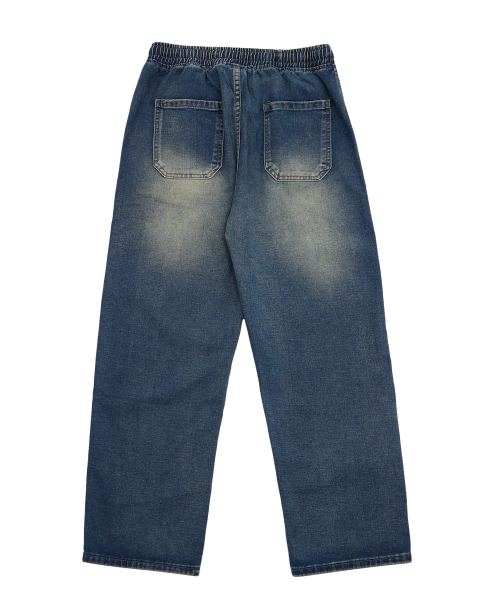 DOUBLE JD(ダブルジェイディー)の「ブラシウォッシングデニムパンツ(ブルー)(デニムパンツ・レディース・その他・LARGE/MEDIUM)」の3枚目の写真