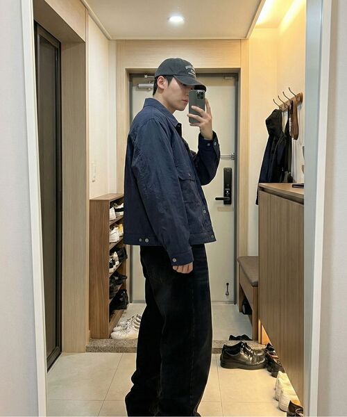 CONNECT KINLOCH(コネクトキンロック)の「ウォッシュドクリンクルトラッカー(ネイビー)(デニムジャケット・メンズ・その他・MEDIUM/LARGE/X-LARGE)」の11枚目の写真