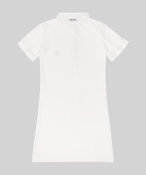 SELITIO(セレティオ)の「PK 半袖ワンピース ホワイト(ワンピース・レディース・ホワイト・SMALL/MEDIUM/LARGE)」の9枚目の写真