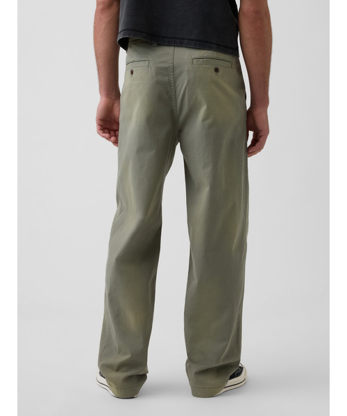 GAP（ギャップ）の「バギーカーキパンツ（チノパンツ・メンズ・グリーン/ブルー/ブラック/ベージュ・28W 30L/29W 30L/30W 30L/31W 30L/31W 32L/32W 30L/32W 32L/33W 32L/36W 32L/34W 32L）」の21枚目の写真