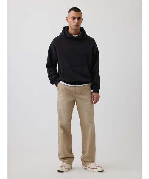 GAP（ギャップ）の「バギーカーキパンツ（チノパンツ・メンズ・グリーン/ブルー/ブラック/ベージュ・28W 30L/29W 30L/30W 30L/31W 30L/31W 32L/32W 30L/32W 32L/33W 32L/36W 32L/34W 32L）」の6枚目の写真