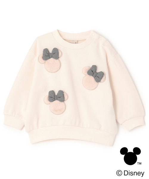 petit main(프티 마인)의 「【Disney】아플리케 트레이너(스웨트)」｜아이보리