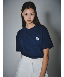 バイオシルクPBC半袖Tシャツ-ネイビー