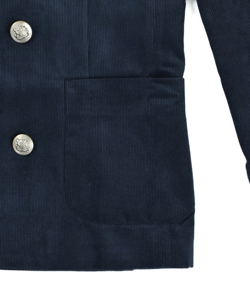 TMT(ティーエムティー)の「【TMT/ティーエムティー】CORDUROY DOUBLE JACKET(テーラードジャケット・メンズ・ブラウン/ネイビー・MEDIUM/LARGE)」の6枚目の写真