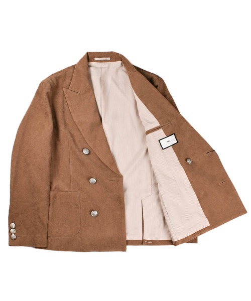 TMT(ティーエムティー)の「【TMT/ティーエムティー】CORDUROY DOUBLE JACKET(テーラードジャケット・メンズ・ブラウン/ネイビー・MEDIUM/LARGE)」の17枚目の写真