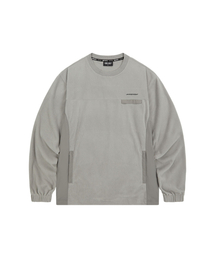 JAMIE WEST（ジェイミーウエスト）の「Lightweight Fleece Nylon Pocket Pullover (Gray)（スウェット）」
