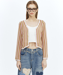 Pink Cardigan Woman