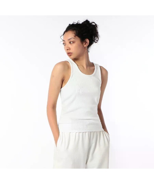 Beyond Basics(ビヨンド ベーシックス)の「GOAT / RIB TANK TOP(タンクトップ・レディース・ブラック/オリーブ/アイボリー/ブラウン/オートミール・S/M)」の3枚目の写真