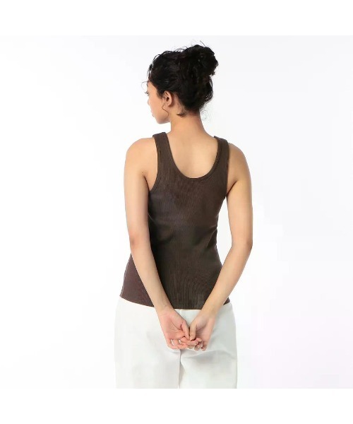Beyond Basics(ビヨンド ベーシックス)の「GOAT / RIB TANK TOP(タンクトップ・レディース・ブラック/オリーブ/アイボリー/ブラウン/オートミール・S/M)」の10枚目の写真