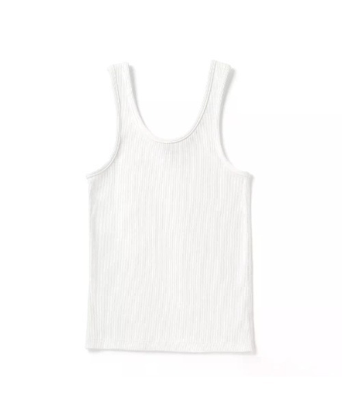 Beyond Basics(ビヨンド ベーシックス)の「GOAT / RIB TANK TOP(タンクトップ・レディース・ブラック/オリーブ/アイボリー/ブラウン/オートミール・S/M)」の14枚目の写真