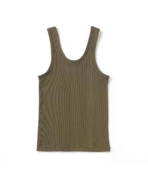 Beyond Basics(ビヨンド ベーシックス)の「GOAT / RIB TANK TOP(タンクトップ・レディース・ブラック/オリーブ/アイボリー/ブラウン/オートミール・S/M)」の17枚目の写真