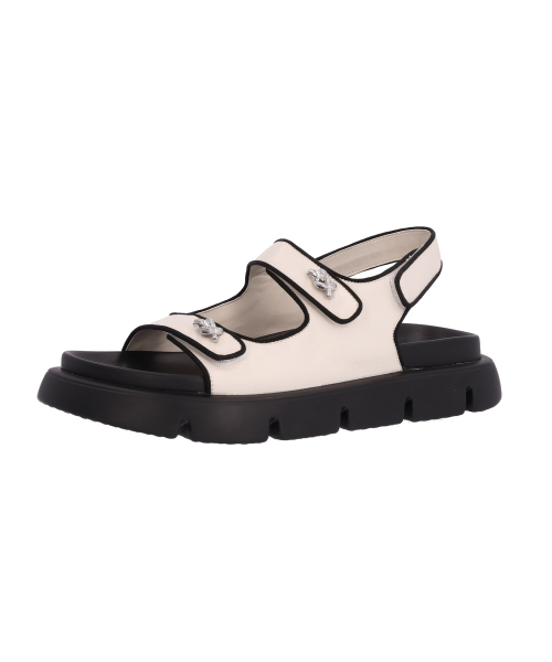 SHOEHI(シューハイ)の「アイガ ツーベルト ベルクロストラップサンダル(2Colors)_S0715(サンダル・レディース・ブラック/アイボリー・22.5cm/23cm/23.5cm/24cm/24.5cm)」の9枚目の写真