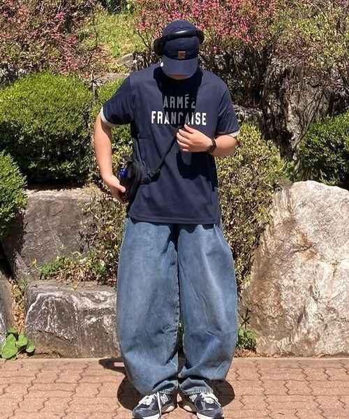 KANEITEI(カネイテイ)の「アルメフランセーズ リンガー ショートスリーブ(ブラック)(Tシャツ/カットソー・レディース・ブラック・MEDIUM/X-LARGE/LARGE/SMALL)」の9枚目の写真
