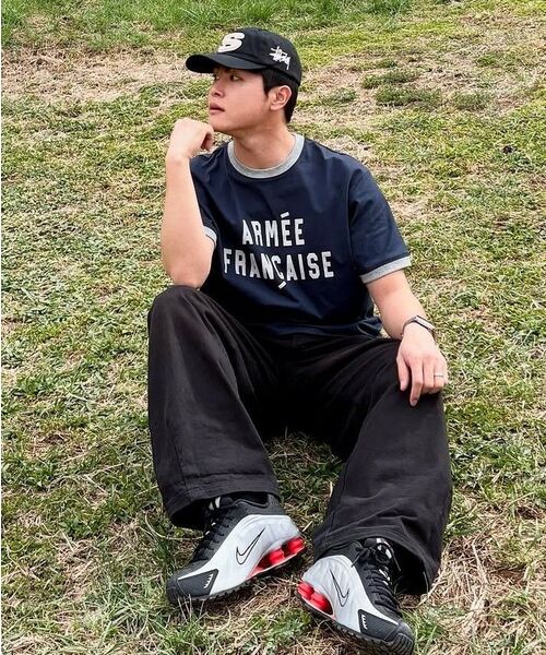 KANEITEI(カネイテイ)の「アルメフランセーズ リンガー ショートスリーブ(ブラック)(Tシャツ/カットソー・レディース・ブラック・MEDIUM/X-LARGE/LARGE/SMALL)」の10枚目の写真