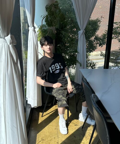ALEXNAIDEN(アレックスエンエイデン)の「1995 半袖Tシャツ(ブラック)(Tシャツ/カットソー・レディース・ブラック・MEDIUM/LARGE/X-LARGE)」の2枚目の写真