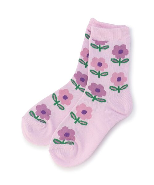 BREEZE（ブリーズ）の「GIRLSバラエティーソックス（ソックス/靴下・キッズ・ピンク/イエロー/アイボリー/ブルー・21/18/15 ）」の4枚目の写真