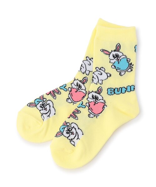 BREEZE（ブリーズ）の「GIRLSバラエティーソックス（ソックス/靴下・キッズ・ピンク/イエロー/アイボリー/ブルー・21/18/15 ）」の3枚目の写真