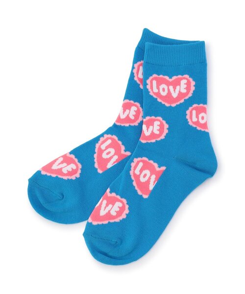 BREEZE（ブリーズ）の「GIRLSバラエティーソックス（ソックス/靴下・キッズ・ピンク/イエロー/アイボリー/ブルー・21/18/15 ）」の2枚目の写真