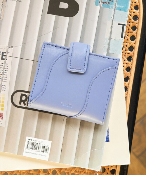FREAK'S STORE（フリークスストア）の「限定展開 BEAURE/ビュレ S-PATTERN MINI ウォレット（財布・レディース・ブラック/シルバー/レモンイエロー/ブルー・ONE SIZE）」の3枚目の写真