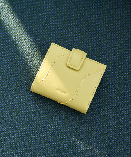 FREAK'S STORE（フリークスストア）の「限定展開 BEAURE/ビュレ S-PATTERN MINI ウォレット（財布・レディース・ブラック/シルバー/レモンイエロー/ブルー・ONE SIZE）」の4枚目の写真