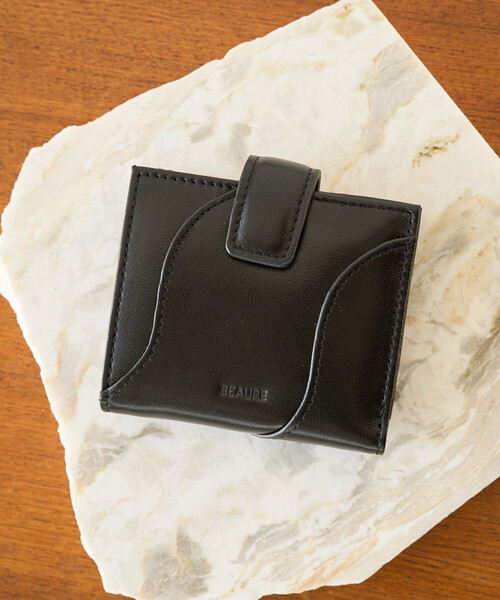 FREAK'S STORE（フリークスストア）の「限定展開 BEAURE/ビュレ S-PATTERN MINI ウォレット（財布・レディース・ブラック/シルバー/レモンイエロー/ブルー・ONE SIZE）」の11枚目の写真
