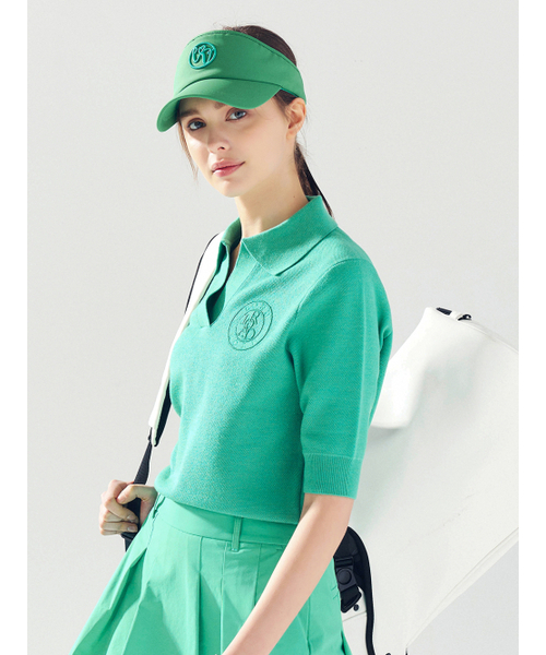 LORDLOAR(ロードロアル)の「シグニチャーカラーニット D/GREEN(ポロシャツ・レディース・その他・SMALL/MEDIUM/LARGE)」の3枚目の写真