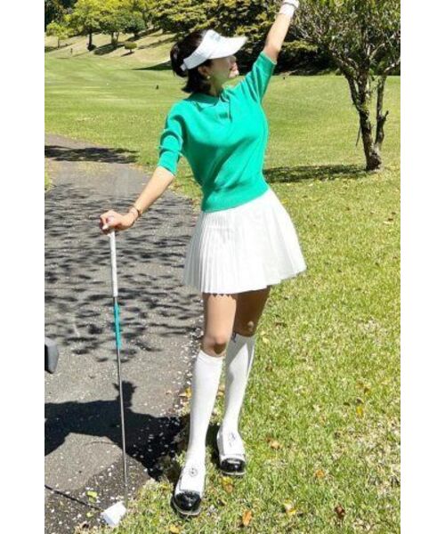 LORDLOAR(ロードロアル)の「シグニチャーカラーニット D/GREEN(ポロシャツ・レディース・その他・SMALL/MEDIUM/LARGE)」の9枚目の写真