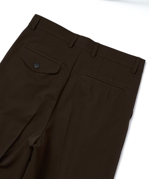 Noen(ノエン)の「クラシックストレートスラックス【セットアップ対応】(スラックス・メンズ・ダークブラウン/ブラック・LARGE/MEDIUM)」の11枚目の写真