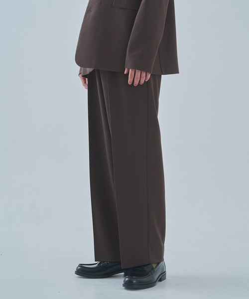 Noen(ノエン)の「クラシックストレートスラックス【セットアップ対応】(スラックス・メンズ・ダークブラウン/ブラック・LARGE/MEDIUM)」の22枚目の写真