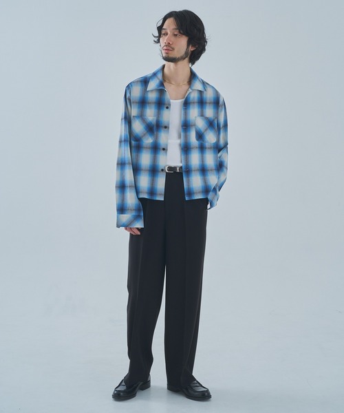Noen(ノエン)の「クラシックストレートスラックス【セットアップ対応】(スラックス・メンズ・ダークブラウン/ブラック・LARGE/MEDIUM)」の16枚目の写真