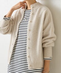 BEARDSLEY | 後ろ釦ファーニット(ニット/セーター)
