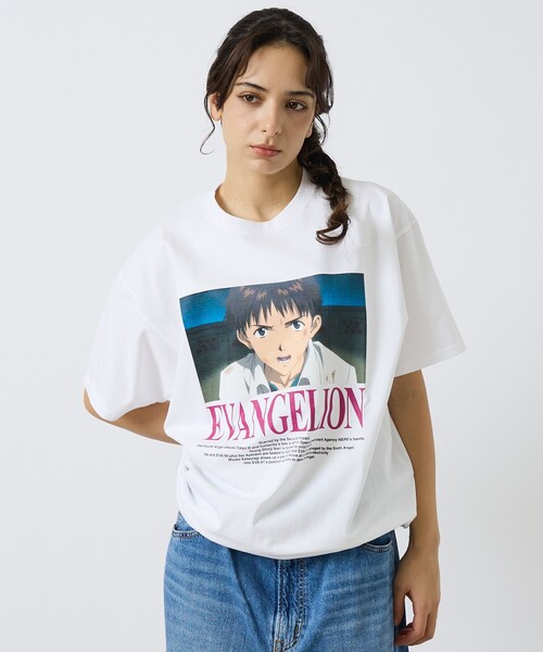 FRUIT OF THE LOOM(フルーツオブザルーム)の「【RADIO EVA"THE 30"】C009 EVANGELION MOVIE GRAPHIC T-Shirt by FRUIT OF THE LOOM(Tシャツ/カットソー・メンズ・グレー/ホワイト/ネイビー/ブラック・M/L/XL)」の1枚目の写真