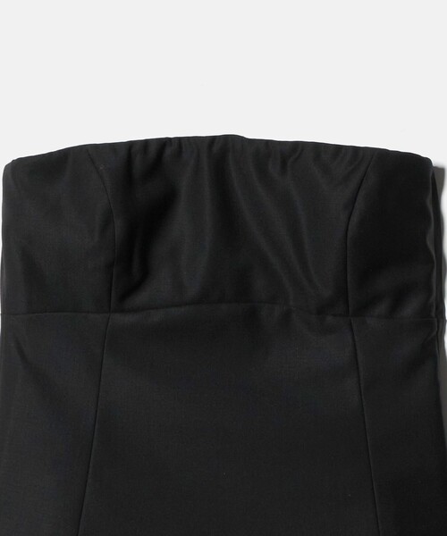 H　BEAUTY&YOUTH UNITED ARROWS（エイチビューティーアンドユースユナイテッドアローズ）の「＜H＞TW ツイル ビスチェ（その他トップス・レディース・ブラック・FREE）」の6枚目の写真