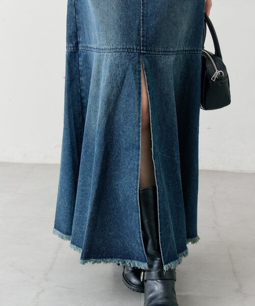 mystic(ミスティック)の「デニム切替マーメイドスカート(デニムスカート・レディース・ブルー/ネイビー・2/1)」の22枚目の写真