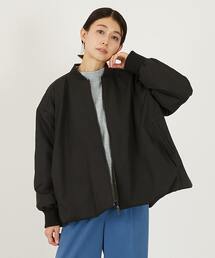 MELROSE claire | 【薄中綿キルトバルーンジャケット】(その他アウター)