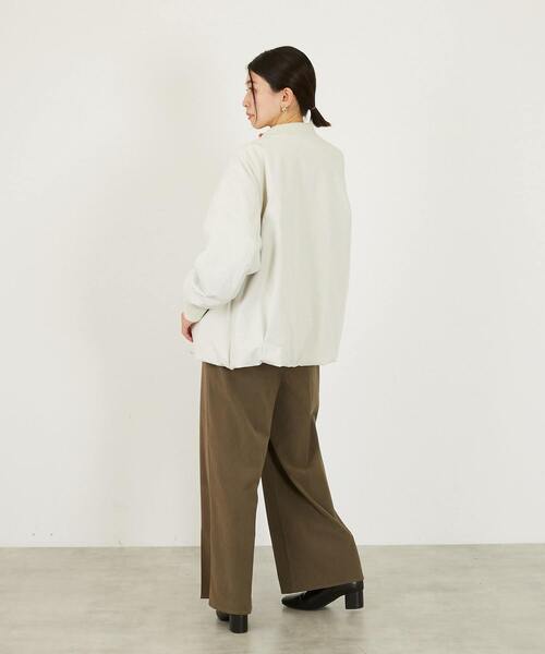 MELROSE claire(メルローズ クレール)の「【薄中綿キルトバルーンジャケット】(その他アウター・レディース・ブラック/アイボリー/カーキ・FREE)」の6枚目の写真