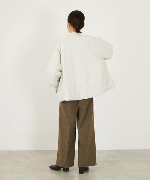 MELROSE claire(メルローズ クレール)の「【薄中綿キルトバルーンジャケット】(その他アウター・レディース・ブラック/アイボリー/カーキ・FREE)」の7枚目の写真