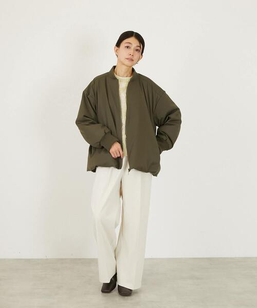 MELROSE claire(メルローズ クレール)の「【薄中綿キルトバルーンジャケット】(その他アウター・レディース・ブラック/アイボリー/カーキ・FREE)」の13枚目の写真