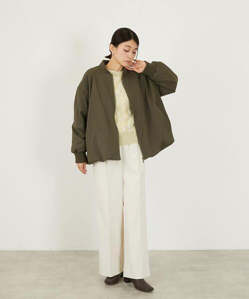 MELROSE claire(メルローズ クレール)の「【薄中綿キルトバルーンジャケット】(その他アウター・レディース・ブラック/アイボリー/カーキ・FREE)」の19枚目の写真