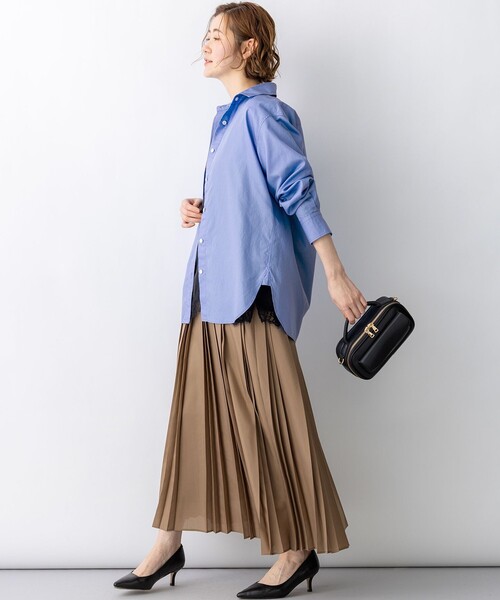 23区（ニジュウサンク）の「CANCLINI シャーティング ベーシックシャツ（シャツ/ブラウス・レディース・ブルー系/ホワイト系/イエロー系その他/サックスブルー系/ピンク系その他・38/36/40）」の13枚目の写真