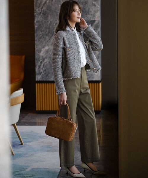 23区（ニジュウサンク）の「CANCLINI シャーティング ベーシックシャツ（シャツ/ブラウス・レディース・ブルー系/ホワイト系/イエロー系その他/サックスブルー系/ピンク系その他・38/36/40）」の21枚目の写真