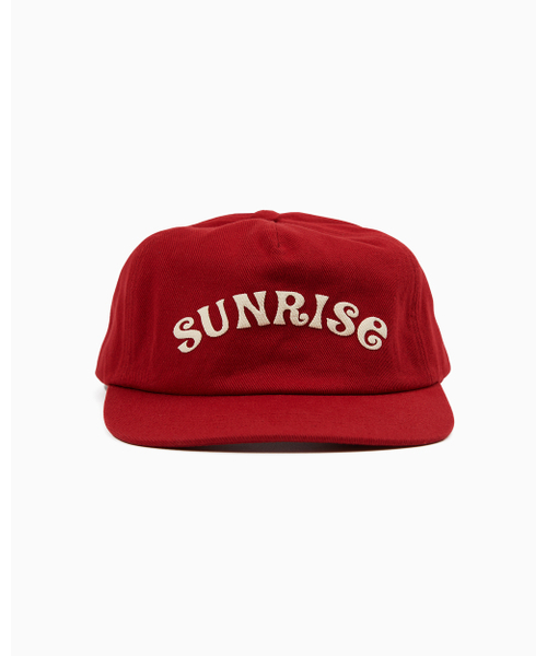 SUNRISE 帽子　キャップ Volume Sunrise Relaxed Fit 5P Cap_Red（キャップ）｜HELLO SUNRISE
