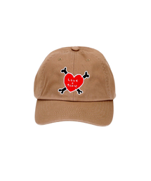 OURPOCKETS（アワーポケッツ）の「トンプソンビレッジラブトックスボールキャップ（ベージュ）（キャップ）」