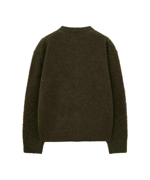 Big Unionの「アルパカブークレクロップカーディガン(オリーブ)(カーディガン/ボレロ・メンズ・その他・S/M/L)」の3枚目の写真