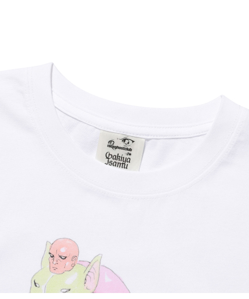 NICE GHOST CLUB(ナイスゴーストクラブ)の「GAKIYA ISAMU TEE_WHITE(NG2FFUT502C)(Tシャツ/カットソー・メンズ・その他・S/M/L)」の3枚目の写真