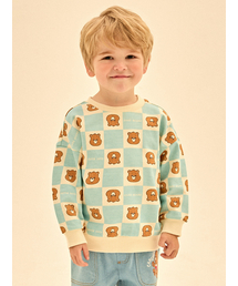CAREBEARS（ケアベア）の「チェックボードルーズフィットマンツーマンTシャツ（スウェット）」