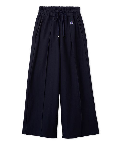FRAY I.D（フレイアイディー）の「【FRAY I.D｜Champion】リバースウィーブタックワイドパンツ（その他パンツ・レディース・ピンク/ネイビー/オフホワイト・F）」の2枚目の写真